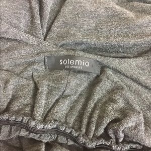 SOLEMIO (Los Angeles) thin strap//wrap sun dress